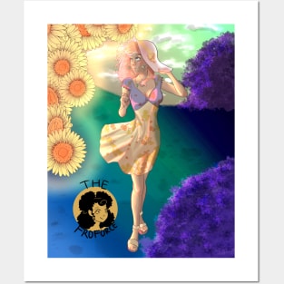 Shining Sunflower Posters and Art